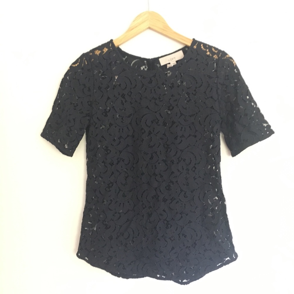 Loft lace top